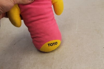 Peluche Luciole Toto Phosphorescente 20 Cm - Ajena Vintage - Fabriquée En France