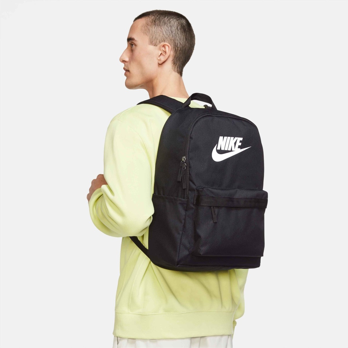 バックパック・リュック NIKE Heritage Backpack 25L DC4244-010 NIKE HERITAGE BACKPACK (25L) BLACK/WHITE SCHOOL BOOK LAPTOP