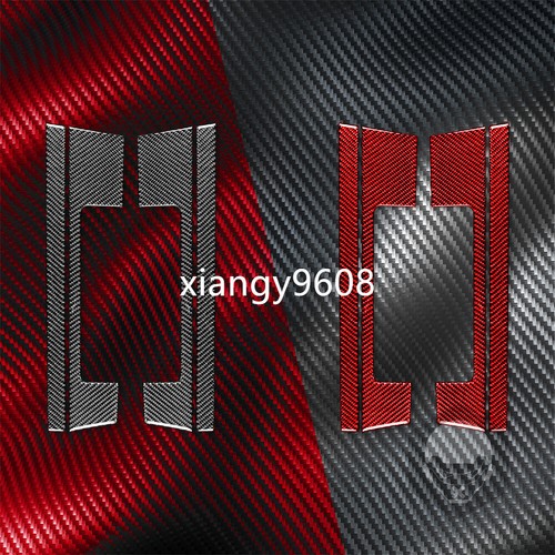 4×Carbon Fiber Console Gear Shift Side Panel Cover For Dodge Ram 1500 2013-2017 - Picture 12 of 15