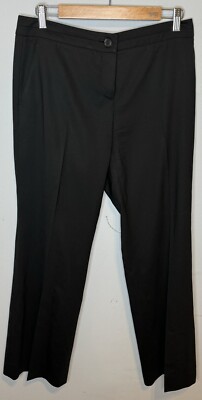 Gucci Wool Dress Pants Womens US 8 IT 44 Black Straight | eBay