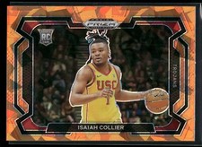 2024 Panini Prizm Draft Picks - Isaiah Collier #2 Orange Ice Prizm (RC)
