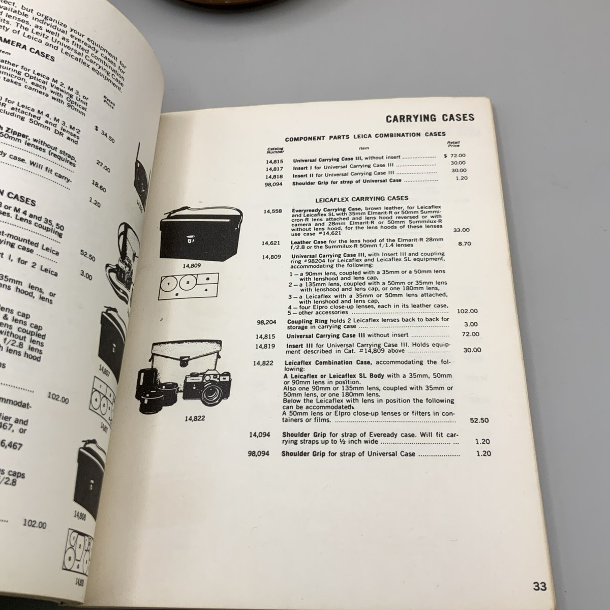 Catalogue Général Leica 1971 - Brochure D'époque - Documentation Collection