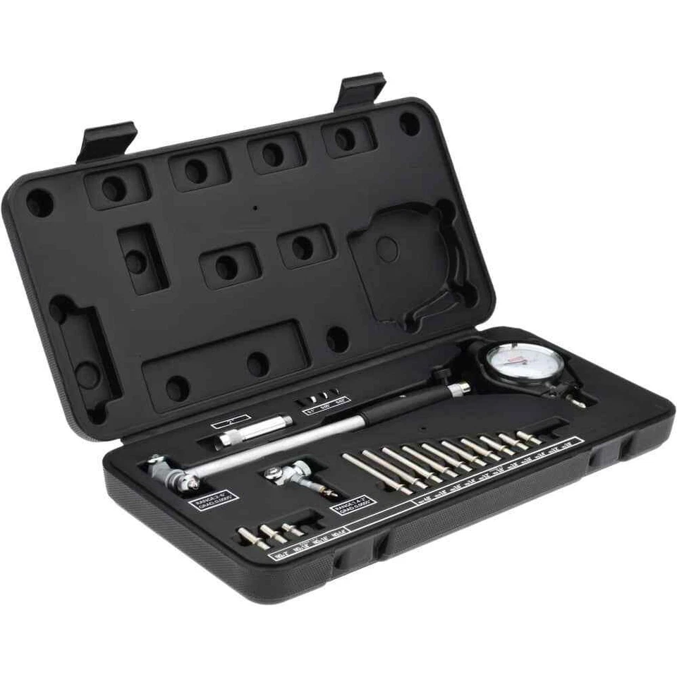 SPI 12-191-3 Dial Bore Gage Set: 15 Anvils, 1.4 inch to 6 inch Measurement Range
