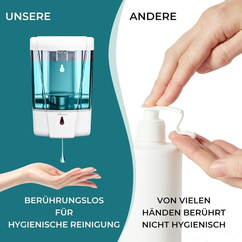 700ml Handsfree Automatic Liquid Soap Dispenser Touchless IR Sensor Hand Wash - Picture 5 of 14
