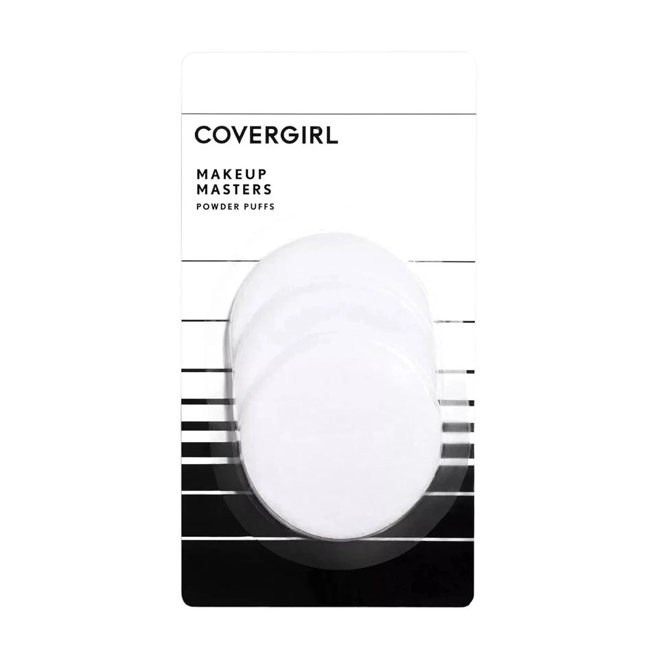 COVERGIRL Makeup Masters Powder Puffs, 3 ct, Blanco Foto 3 de 3