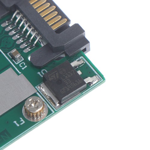 Half height MSATA Mini Pcie SSD To 2.5'' SATA3 6.0gps Adapter Converter Card - Photo 8/15