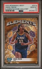 2023-24 Bowman Best #EG-14 Angel Reese Elements of the Game Gold #/50 PSA 10!!