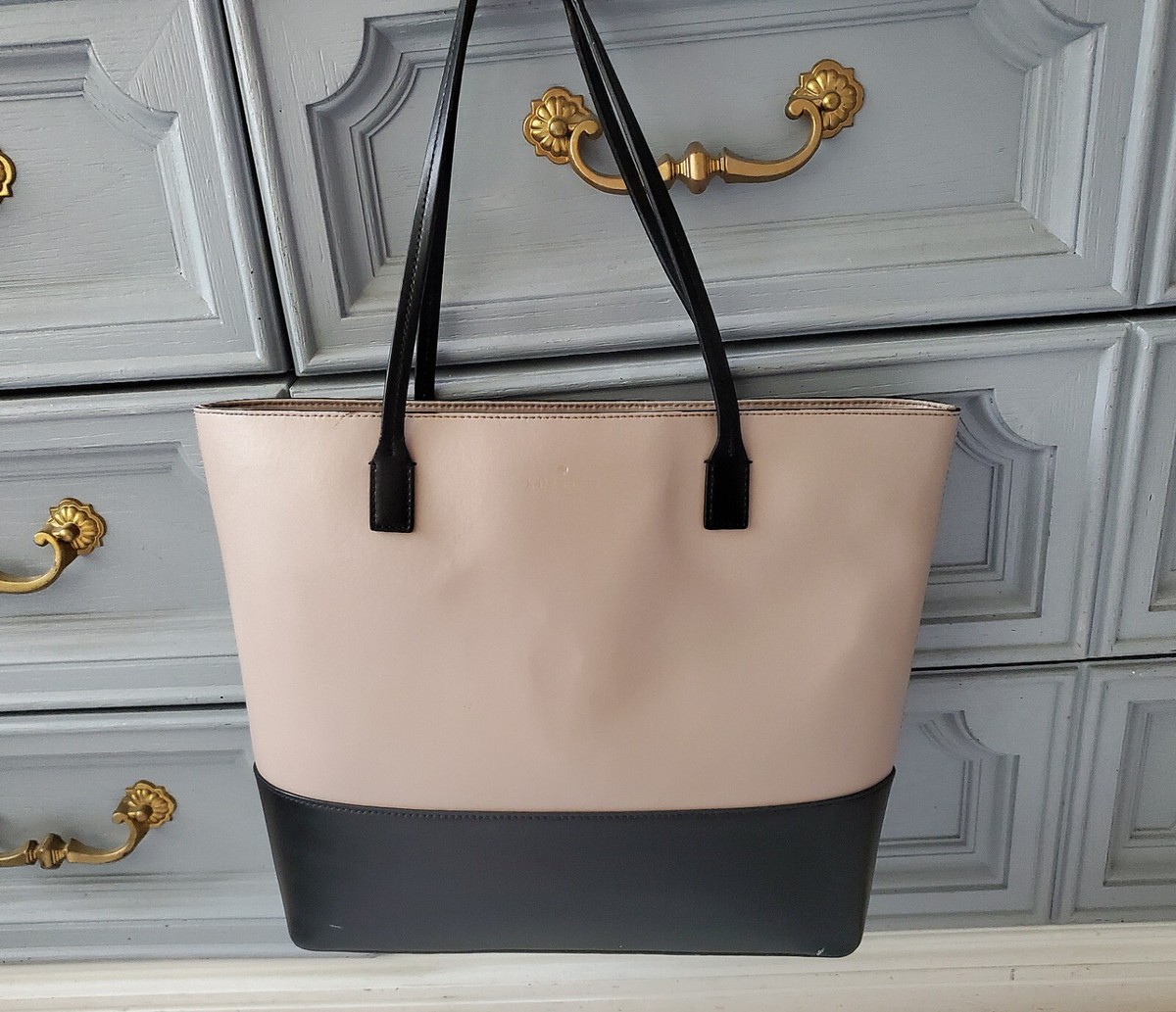Kate Spade Colorblock Wright Place Karla Large Tote - Black and