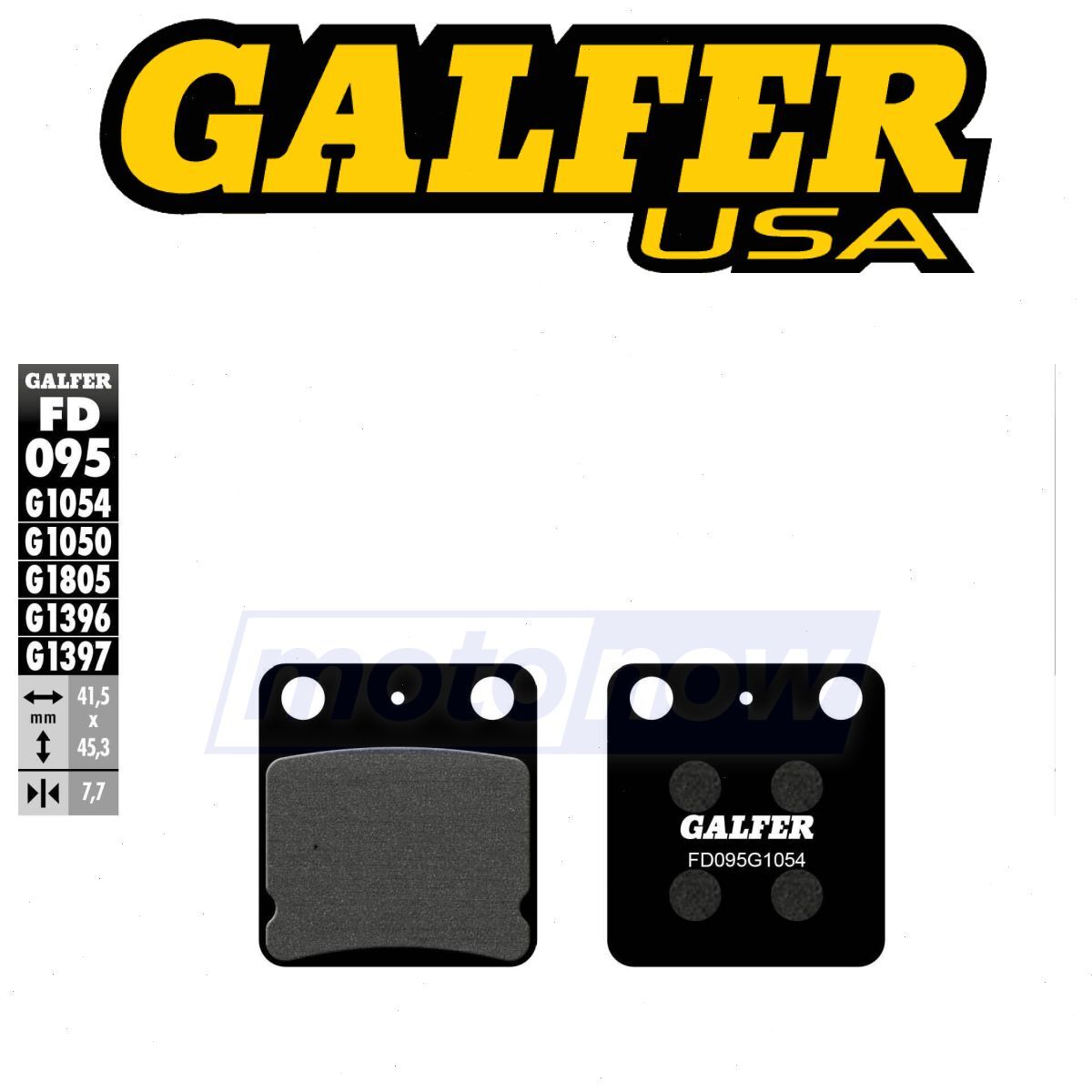 Galfer Brakes Front SemiMetallic Brake Pads for 19942005 Kawasaki