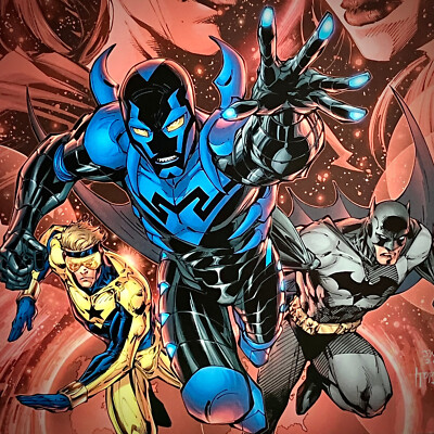 ブルーリヴァード　絵画　フェイシズインケイマン Infinite Crisis #5 NM Jim Lee 1st Jamie Reyes Blue Beetle App