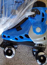 Wrotki młodzieżowe Seneca Wahoo regulowany rozmiar 13J - 2 VINTAGE NIEUŻYWANE niebieskie