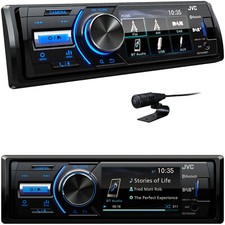 Autoradio Monitor 1 din Schermo Touch DAB Bluetooth USB Aux-In 3 RCA Retrocamera