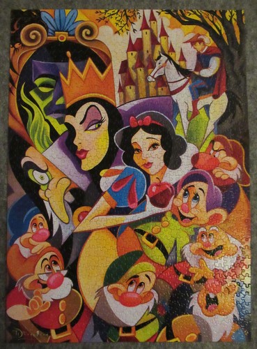 CEACO Disney Snow White 1000 Piece Puzzle - complete - VG condition - Picture 5 of 5