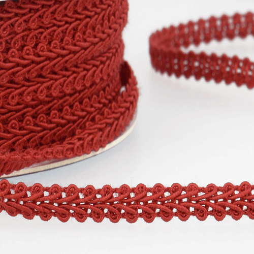 Gimp Braid Scroll Trim Stephanoise 6mm 15mm 38 Colours Upholstery Dress Costume - Picture 67 of 78