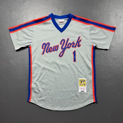 100% Authentic Mookie Wilson Mitchell & Ness 1987 NY Mets Jersey