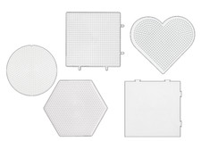 Hama Stiftplatten für Mini Bügelperlen verschiedene Motive Steckplatte Vorlage 