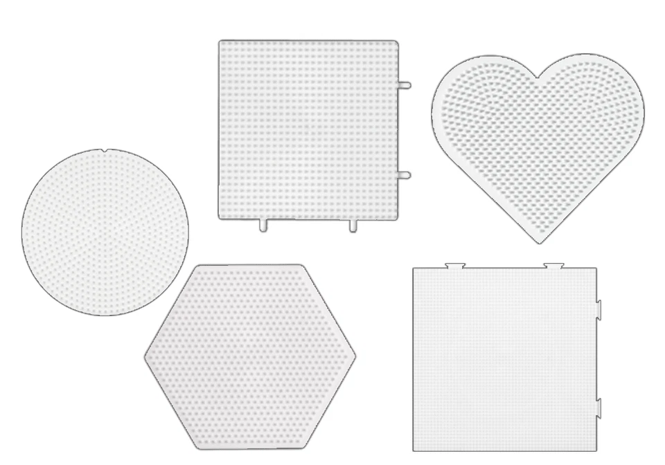 Hama Stiftplatten für Mini Bügelperlen verschiedene Motive Steckplatte Vorlage