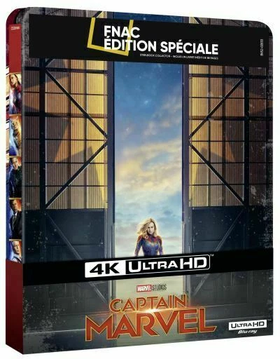 Captain Marvel Édition SteelBook (2019, Blu-ray + 4K)