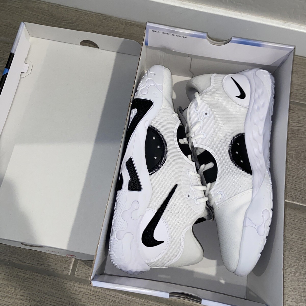 pg6 白黒　バッシュ Nike PG 6 TB PROMO SAMPLE White Black City Basketball Shoes