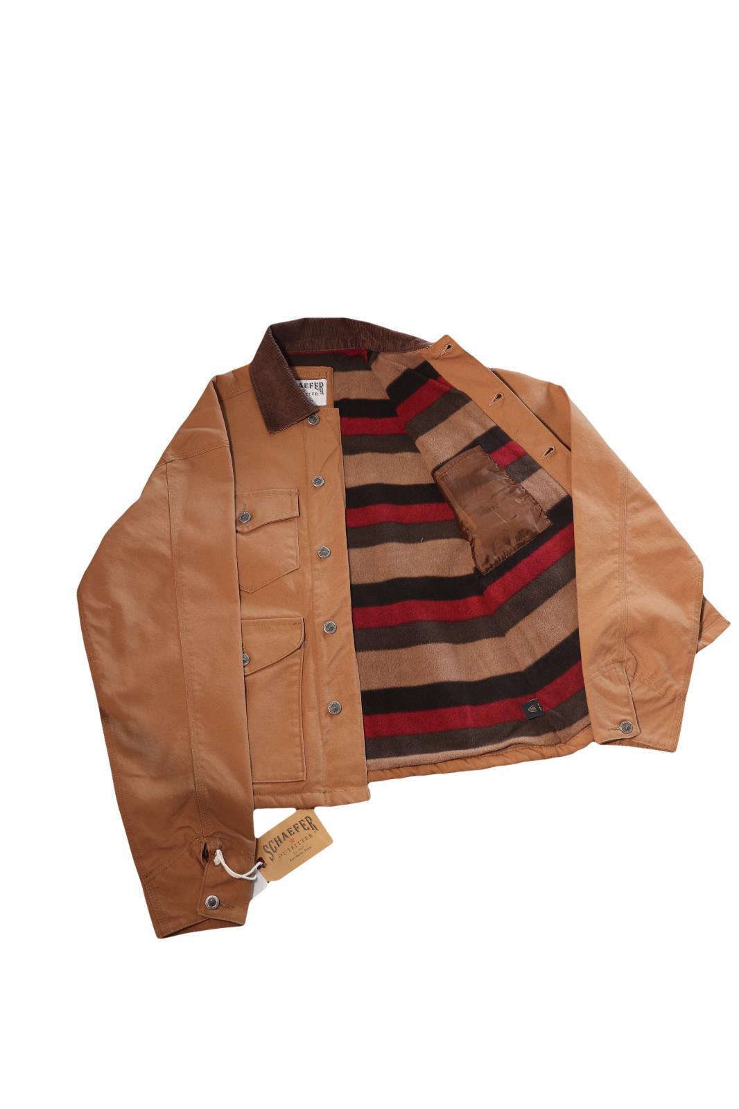 Schaefer Outfitter Men's Jacket Saddle Blanket Lined Vintage Brush L/S