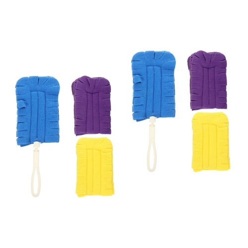 2 Sets Tête De Brosse À Poussière Remplacement Du Plumeau Bureau - Photo 6/12