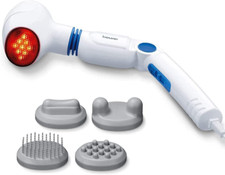 Massaggiatore a Raggi Infrarossi 4 Testine per Schiena Gambe e Collo 3 Modalità