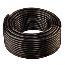1/2" ID x 3/4" OD x 100 ft - Black Flexible PVC Vinyl Tubing - BPA Free
