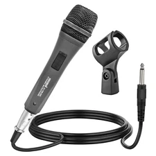 5Core XLR Microphone Dynamic Mic Karaoke Singing Studio Mics Handheld Microfono