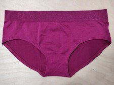 RARE Victoria's Secret Knickers Pink Glitter Hiphugger Hipster Medium Christmas