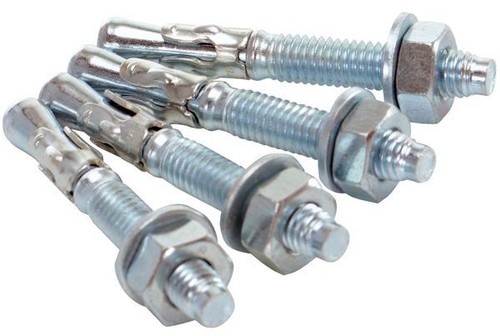 Hillman 371960 Wedge Anchors - 3/4 X 7 Inch, Zinc Plated, 10-Pack For Concrete Fastening