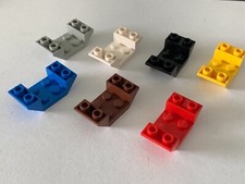 LEGO Parte 4871 (2 piezas) Ladrillo Pendiente 45 4 x 2 Doble Invertido Pick Colores