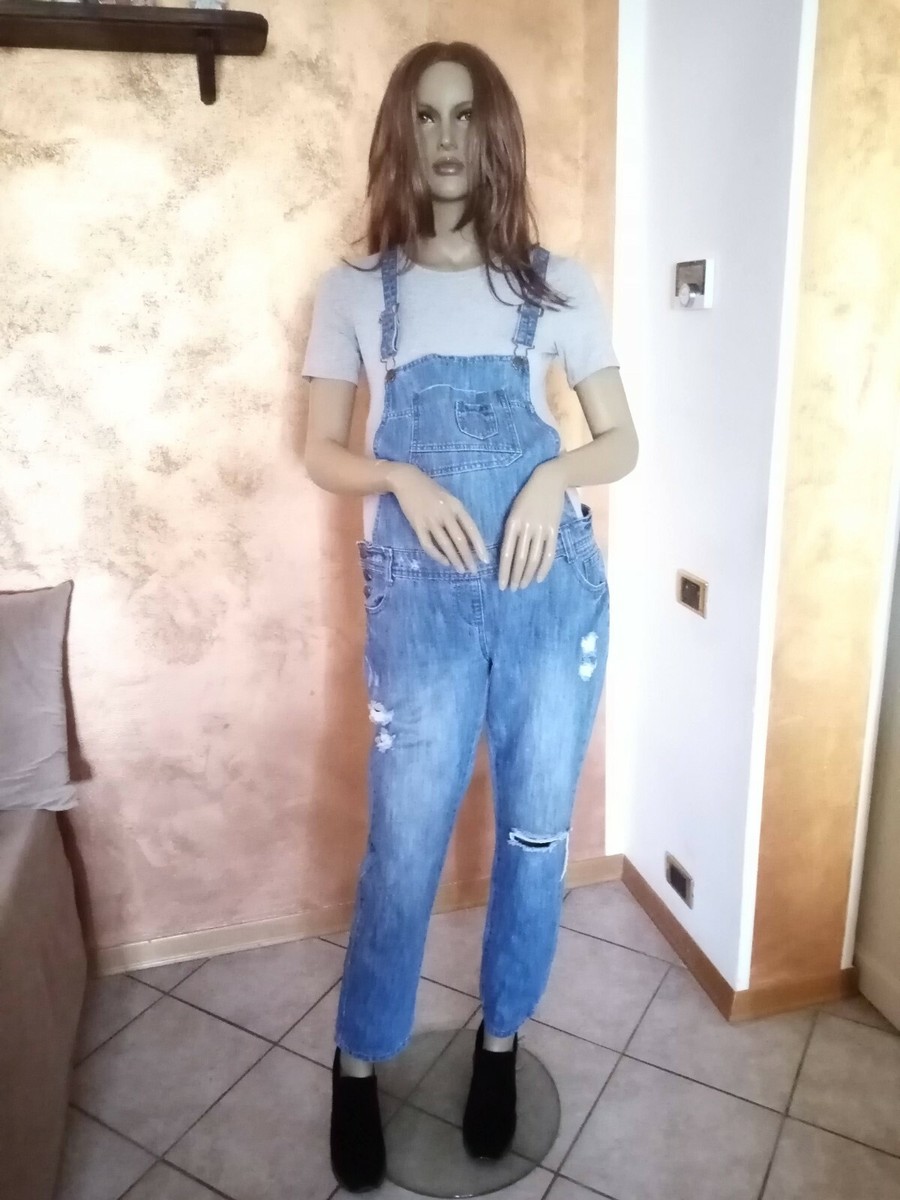 SALOPETTE PREMAMAN GRAVIDANZA JEANS 