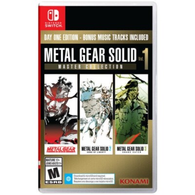Metal Gear Solid: Master Collection Vol. 1 Day One Edition Switch New Game