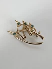 Vintage Costume Jewelry Brooch Pin Wishbones