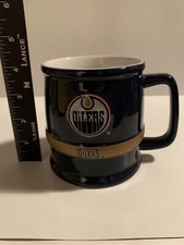 EDMONTON OILERS HOCKEY - COFFEE CUP MUG HOCKEY LOGO “Hockey Rules”