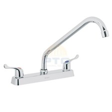 Foset F-318P 8" sink mixer, long neck, lever handles