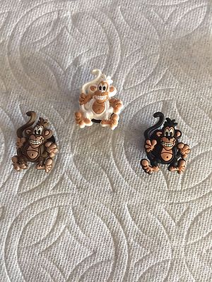 MONKEY JIBBITZ MONKEY SHOE CHARM MONKEY 