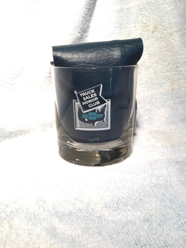1968 Chevrolet/Chevy Truck Sales SIX Honor Club Rocks/Drinking Glasses