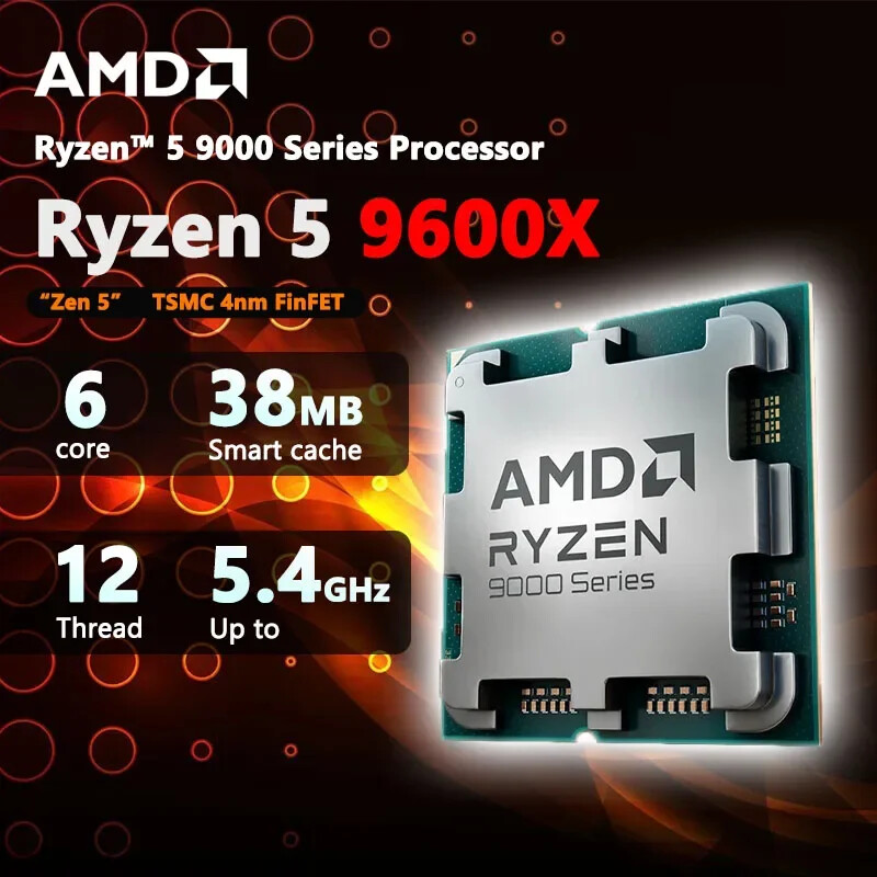 【新品】Ryzen5 9600X AMD Amazon.com: AMD Ryzen™ 5 9600X 6-Core, 12-Thread Unlocked