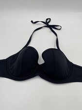 Victoria Secret Size 36 C Black Swim Bikini Underwire Top Bra