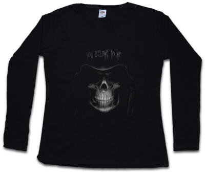 GRIM REAPER I DAMEN LANGARM T-SHIRT You belong to me Schnitter Sensenmann