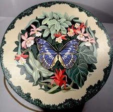 Claire Murray, Jungle Design Hat Box-Rare Find-Vintage-Discontinued Design 2003