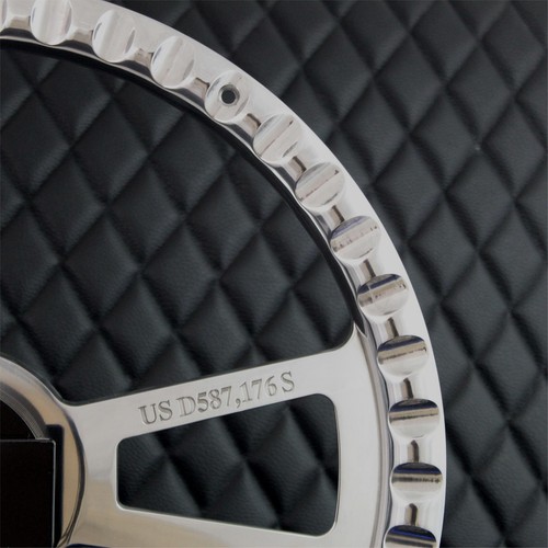 (T05) 18" Billet Steering Wheel Big Rig Flamed Pine Wood Wrap for International - Picture 8 of 10
