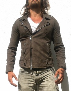 nubuck leather jacket