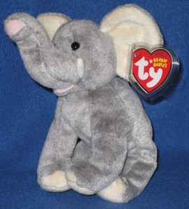 shocks the elephant beanie baby