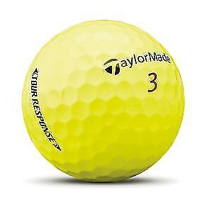 TaylorMade Tour Response Golf Balls Yellow - NEW