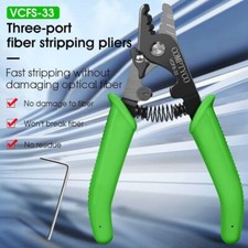 new VCFS-33 Three port Fiber Optical Stripper FTTH Optical Fiber Stripping Plier