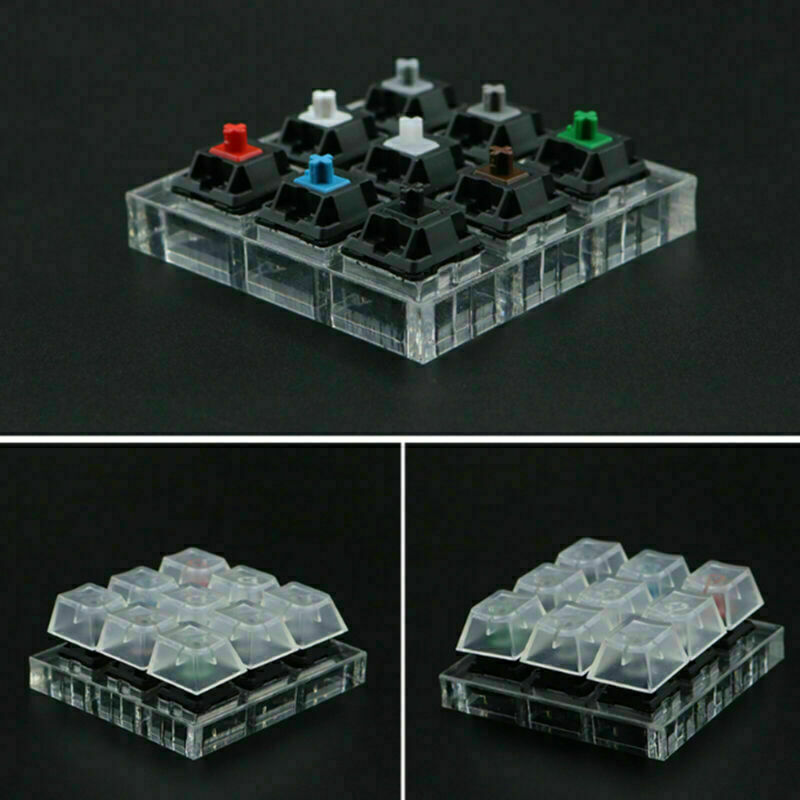 Acrylic Keyboard Tester Plastic Keycap Sampler for Cherry MX Switches ...