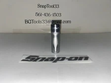 Snap-On SF141 3/8" Drive 12-Point SAE 7/16" Flank Drive® Deep Socket