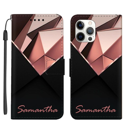 Funda Cartera Cuero Diseño Personalizado Abatible Para iPhone 16 15 14 Pro 13 12 Cubierta - Imagen 39 de 54